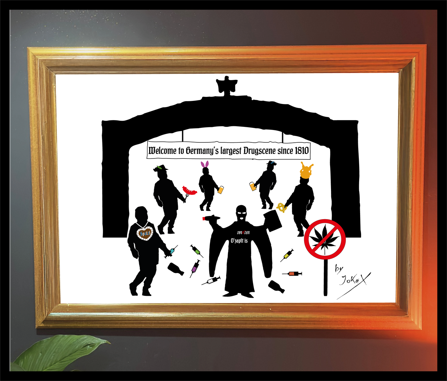 Art Print "Germany‘s largest Drugscene 1.0" 40x30cm