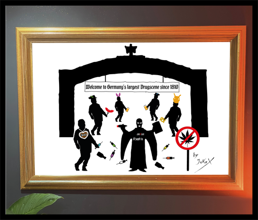 Art Print "Germany‘s largest Drugscene 1.0" 40x30cm